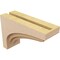 Ekena Millwork 5"W x 15"D x 10"H Classic Rockford Rough Cedar Woodgrain TimberThane Corbel, Primed Tan CORUR05X15X10ROCRCPR - alternate 2